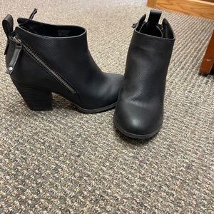 Torrid black booties.
